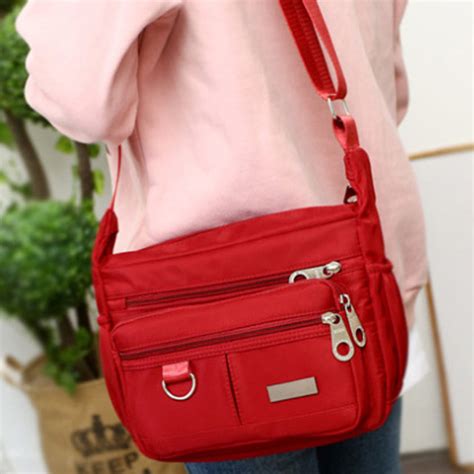 ladies nylon bags|designer nylon shoulder bag woman.